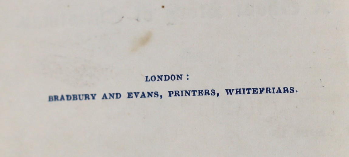 Dickens, Charles - A Christmas Carol, in Prose, Being a Ghost Story of Christmas, 1st edition, 1st issue, Chapman & Hall, 1843